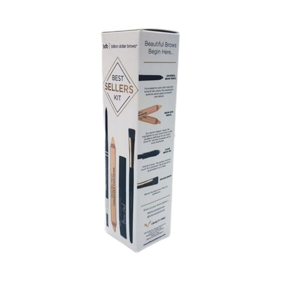 350g 400g C1S Cosmetic Packing Box , Eyebrow Pencil Box With Hangtag