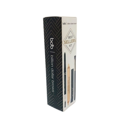 350g 400g C1S Cosmetic Packing Box , Eyebrow Pencil Box With Hangtag